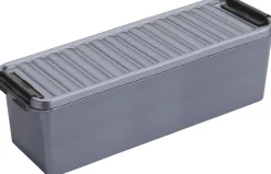 Merkloos Opbergboxen/Opbergdozen 1,3 Liter 20 X 15 X 14 Cm Kunststof - Kerst Opslagboxen - Opbergbakken Voor Pieken Cheap