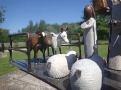 Wereldbeeld Kerststallen></noscript>Originele Kerststal Uit Zimbabwe, Vele Kerstbeelden, Kerst, Kersttafereel, Steen En Gerecycleerd Metaal, Fairtrade En Handgemaakt