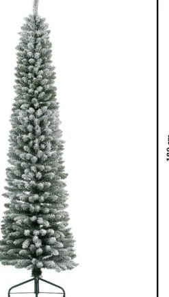 Everlands Pencil Pine Snowy Kunstkerstboom | Smal | Wit/Sneeuw | 180Cm Fashion