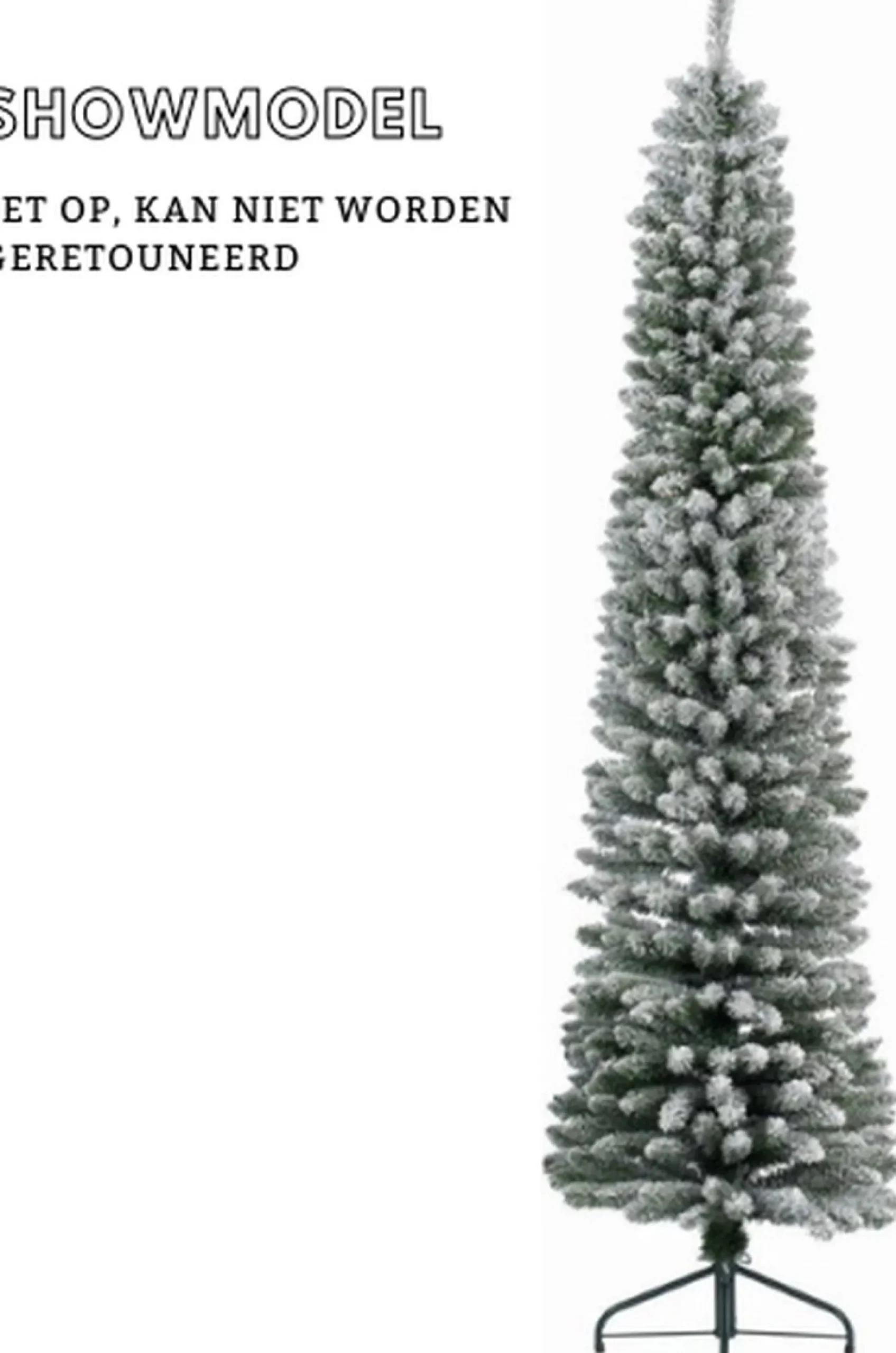 Everlands Pencil Pine Snowy Kunstkerstboom | Smal | Wit/Sneeuw | 210Cm Best