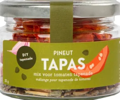 Pineut ® Borrelplank Pakket Tapas – Borrelpakket Culinair – Focaccia, Tapenade, Vinaigrette & Waterkaraf – Verwenbox Borrel – Geschenkpakket Borrelhapjes - Gezellig Genieten Hot