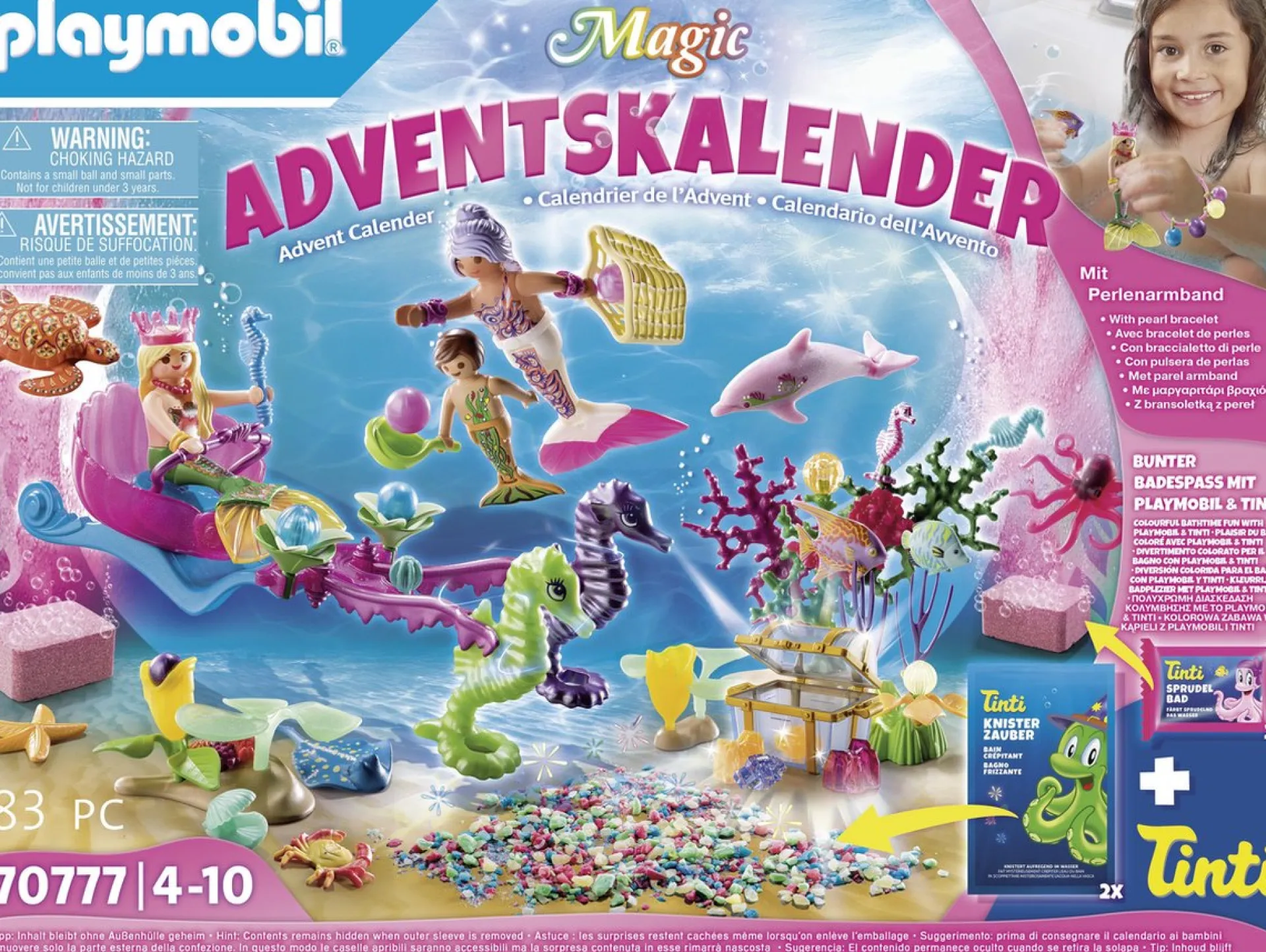 PLAYMOBIL Christmas Adventskalender "Badplezier Zeemeerminnen" - 70777 Hot