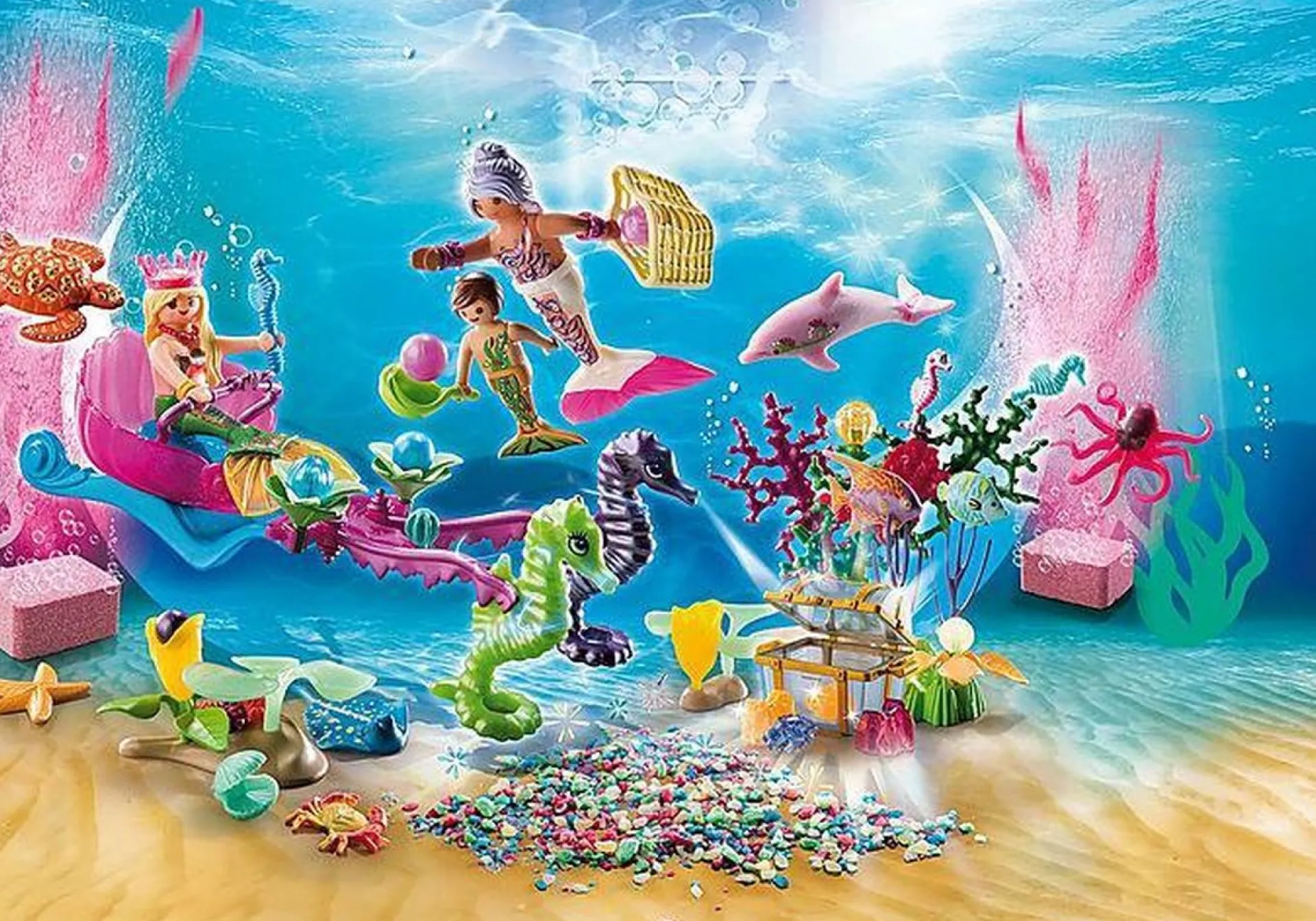 PLAYMOBIL Christmas Adventskalender "Badplezier Zeemeerminnen" - 70777 Hot
