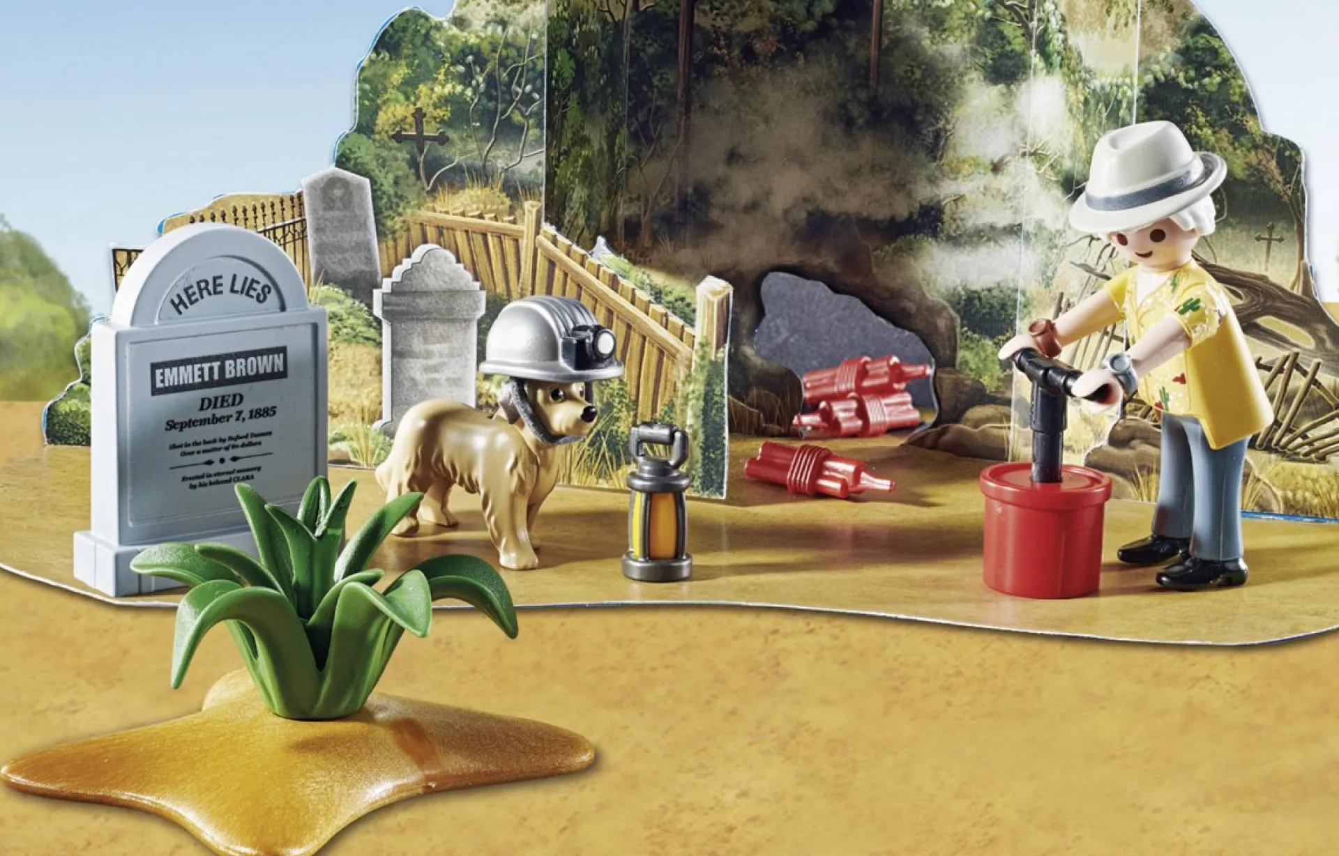 PLAYMOBIL Christmas Adventskalender "Back To The Future Deel Iii" - 70576 Store