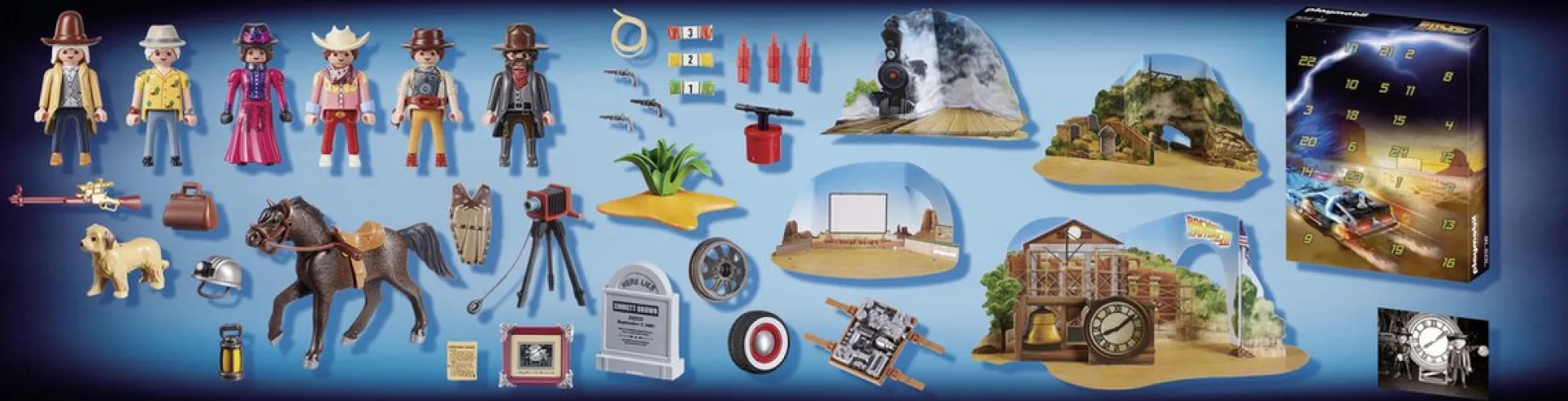 PLAYMOBIL Christmas Adventskalender "Back To The Future Deel Iii" - 70576 Store