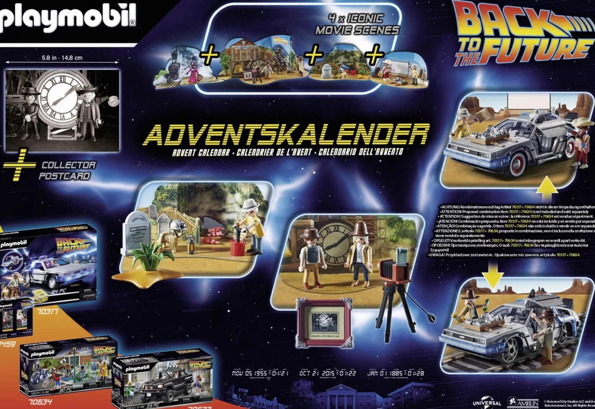 PLAYMOBIL Christmas Adventskalender "Back To The Future Deel Iii" - 70576 Store