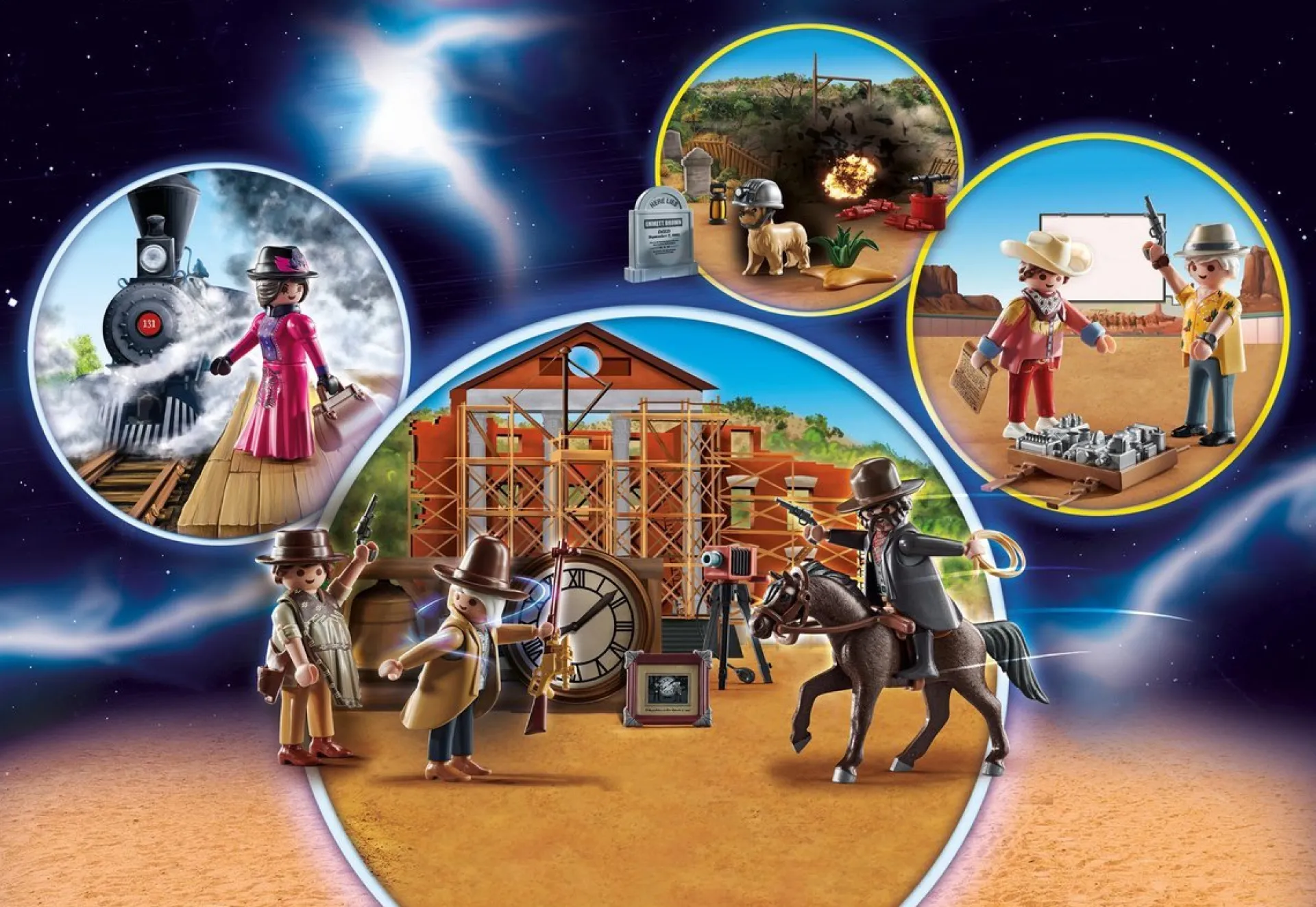 PLAYMOBIL Christmas Adventskalender "Back To The Future Deel Iii" - 70576 Store