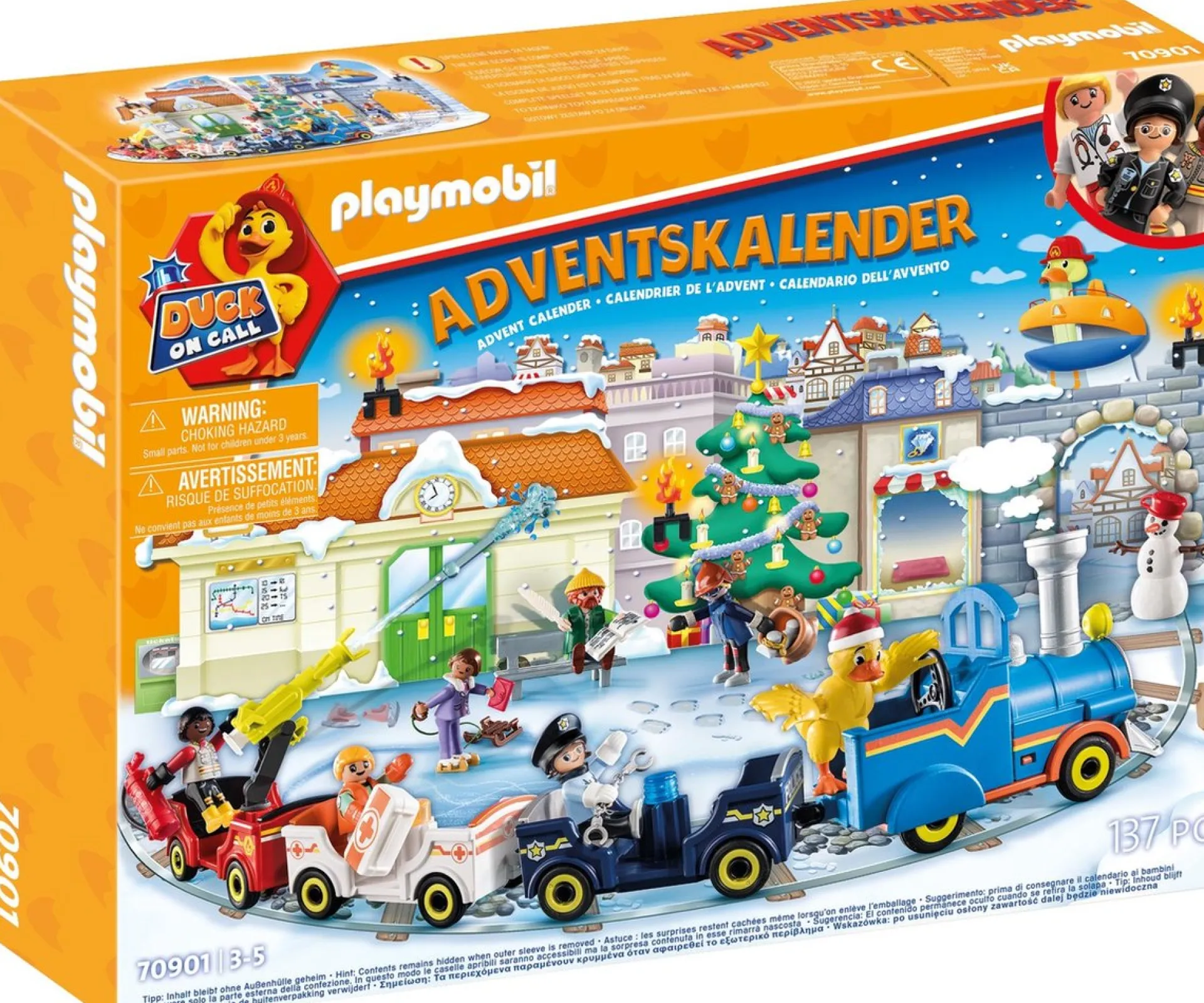 PLAYMOBIL Duck On Call - Adventskalender 2022 - 70901 - Kerstmis - Kerst - 137 Onderdelen Store