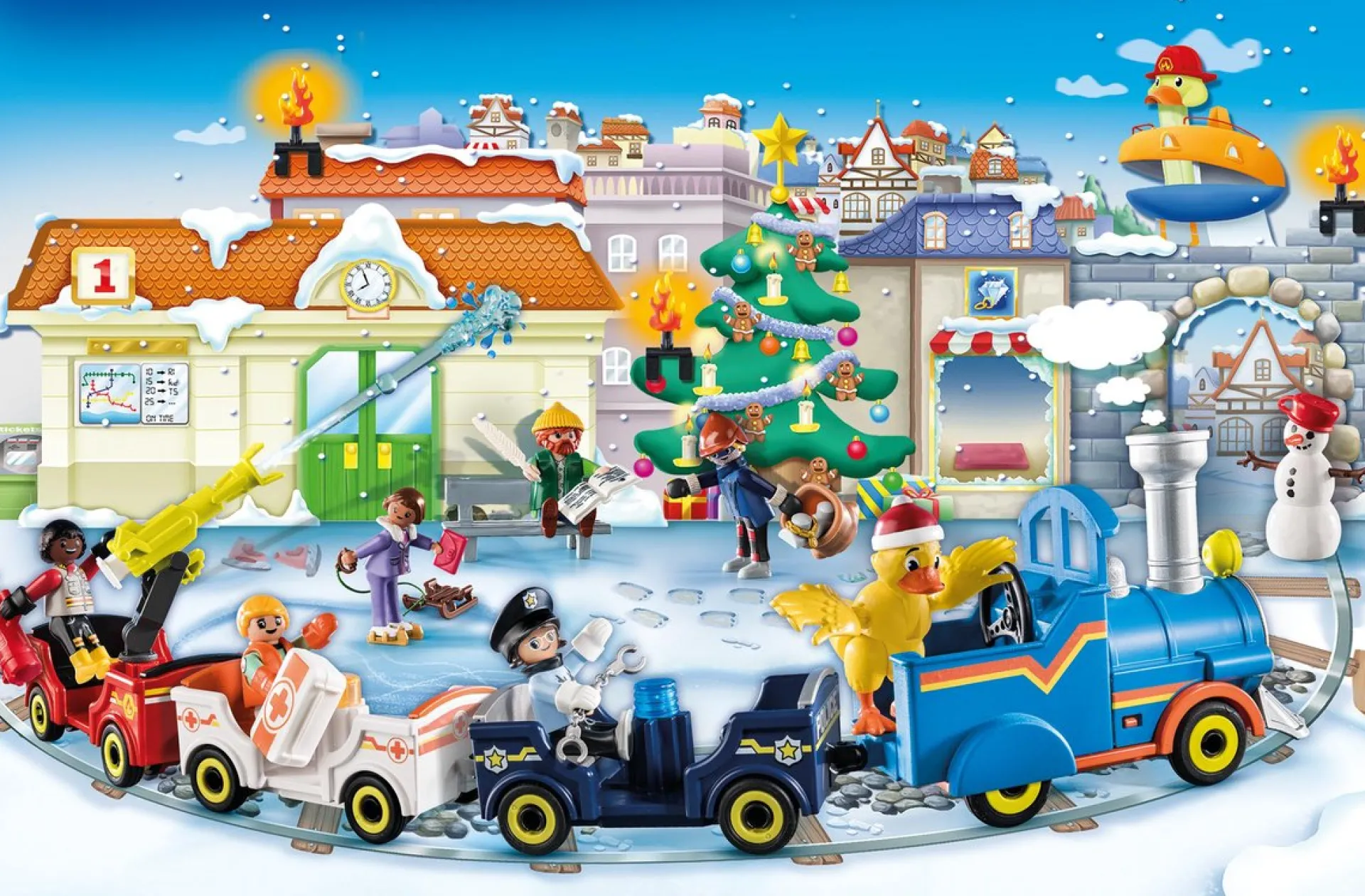 PLAYMOBIL Duck On Call - Adventskalender 2022 - 70901 - Kerstmis - Kerst - 137 Onderdelen Store
