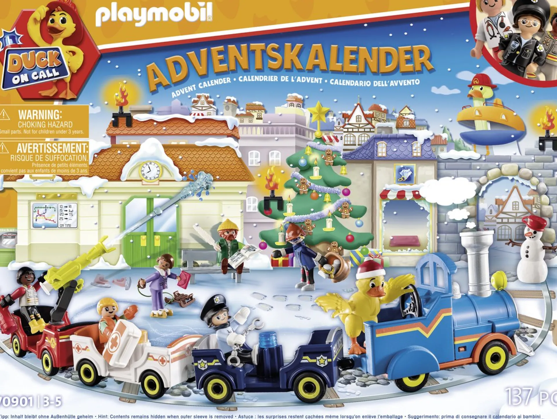 PLAYMOBIL Duck On Call - Adventskalender 2022 - 70901 - Kerstmis - Kerst - 137 Onderdelen Store