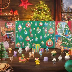 Pokémon Pokemon - Advent Kalender 43 X 31 X 7Cm - 24 Cadeautjes Inbegrepen! - Veelkleurig New