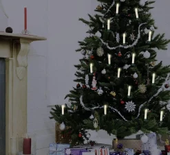 Polarlite Pl-8388735 Draadloze Kerstboomverlichting Kaarsen Binnen Werkt Op Batterijen Aantal Lampen 10 Led Warmwit Flash Sale