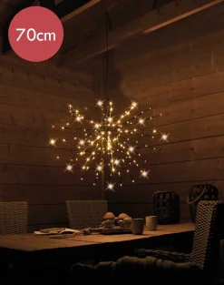 Lumineo Poolster Kerstverlichting Met 160 Led Lampjes - O 70 Cm - Ook Geschikt Voor Buiten - Lichtkleur: Warm Wit - Met Stekker -Kerstdecoratie Fashion