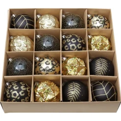 JMP Kerstboomversieringen></noscript>Prachtige Kerst® - Kerstballen - 16 Delige Set - Kerstversiering - Kerstboomdecoratie - Kerstornamenten