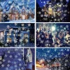 Merkloos Projectielamp | Led | Ip65 | Sneeuwvlok-Projector | Kerstdecoratie | Kerstmis | 180° Draaibaar | Kerstversiering Shop