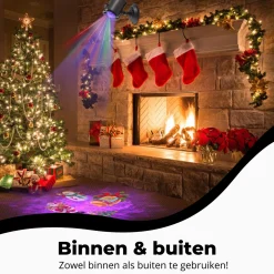 Merkloos Quevo Kerst Projector - Kerstversiering Buiten - Kerst Projector Binnen - Kerst Projector Buiten - Black Friday - Spotgoedkope Prijs Store