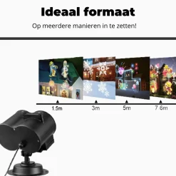 Merkloos Quevo Kerst Projector - Kerstversiering Buiten - Kerst Projector Binnen - Kerst Projector Buiten - Black Friday - Spotgoedkope Prijs Store
