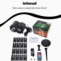Merkloos Quevo Kerst Projector - Kerstversiering Buiten - Kerst Projector Binnen - Kerst Projector Buiten - Black Friday - Spotgoedkope Prijs Store