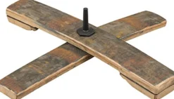 Quictreestand Quicktreestand, Kerstboom Standaard, Houten, Whiskey Duigen, Met Pin, Voor Voorgeboorde Kerstbomen Outlet