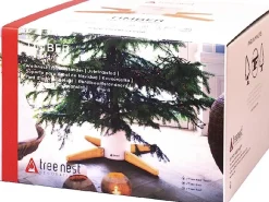 Quictreestand Quicktreestand, Nieuw, Timber, Kerstboom Standaard, Nordic Line, Met Pin Voor Voorgeboorde Bome, Boomhoogte Tot 3 Meter Flash Sale