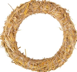 Rayher hobby materialen Kerstkransen>Rayher Krans - Van Stro - 30 X 5,5 Cm - Deurkrans - Kerstkrans