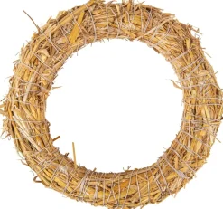 Rayher hobby materialen Kerstkransen>Rayher Krans - Van Stro - 35 X 6,5 Cm - Deurkrans - Kerstkrans