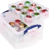 Really Useful Box Opbergdoos 21 L, Met 2 Inzetbakjes, Transparant Cheap