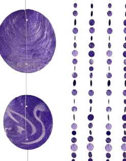 Relaxdays Guirlandes></noscript> Capiz Schelpen Guirlande - Schelpen Gordijn - 4 Stuks - Deurgordijn Balkon 180Cm - D