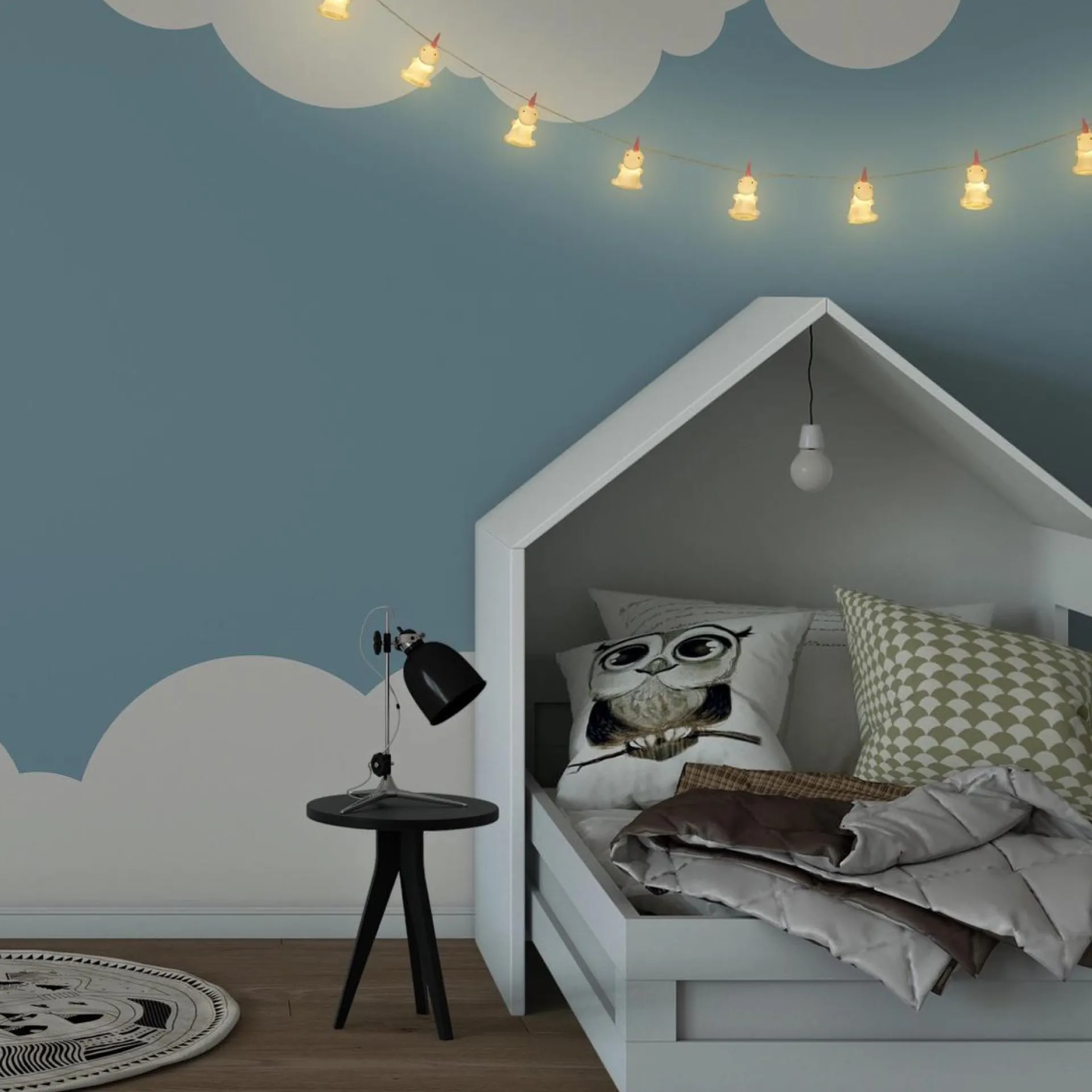 Relaxdays Eenhoorn Lichtsnoer - Led - Lichtslang - Lichtslinger - Nachtlamp - Batterijen Hot