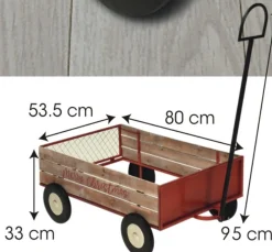 Relaxwonen - Kerstboomvoet - Kerstboomrok - Kerstboomhuls - Kerstboom - Bolderkar - Rood - 151X55 Cm 173X53X30 Cm Cheap