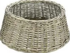 Bellatio Decorations Rieten Kerstboom Voet Grijs 40 Cm - Voor Kerstbomen Tot 150 Cm Online