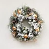 Riviera Maison Kerststukjes> Kerstkrans - Merry Christmas Wreath - Goud - 65Cm
