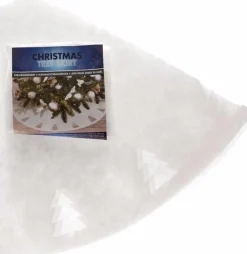 Merkloos Rokje Voor Kerstboom - Sneeuwkleed Rondom Vloer Kerst Boom 98 Cm Clearance