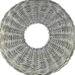 Naturn Christmas Rotan Kerstboomhuls - O 62 X 18 Cm - Kerstboommand - Kerstboomvoet - Grijs Fashion