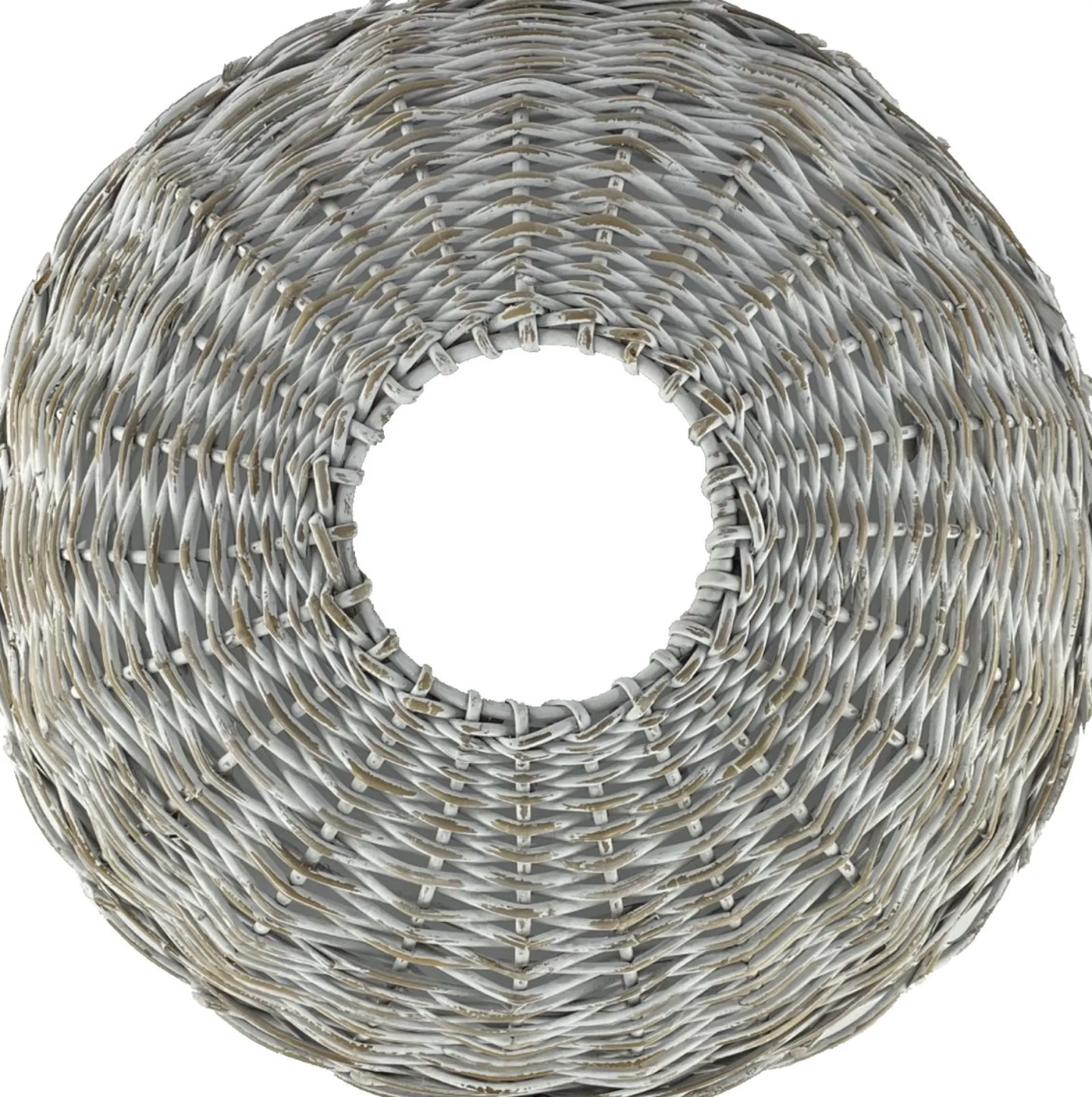 Naturn Christmas Rotan Kerstboomhuls - O 62 X 18 Cm - Kerstboommand - Kerstboomvoet - Grijs Fashion