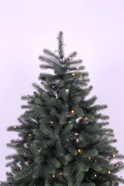 Royal Christmas - Kunstkerstboom - Hawaii Abies Nordmann Deluxe 100% Pe - Met 700 Warm Led Lampjes - Snelle Opbouw - Hoogte 240 Cm Best