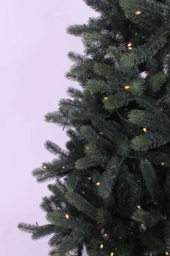 Royal Christmas - Kunstkerstboom - Hawaii Abies Nordmann Deluxe 100% Pe - Met 700 Warm Led Lampjes - Snelle Opbouw - Hoogte 240 Cm Best