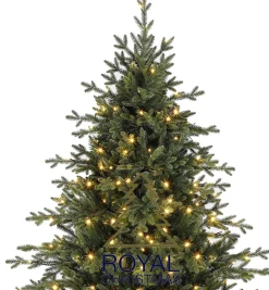 Royal Christmas - Kunstkerstboom - Nordmann Deluxe Mix Pe / Pvc - 350 Warm Led Lampjes - Fbu - 180 Cm Clearance