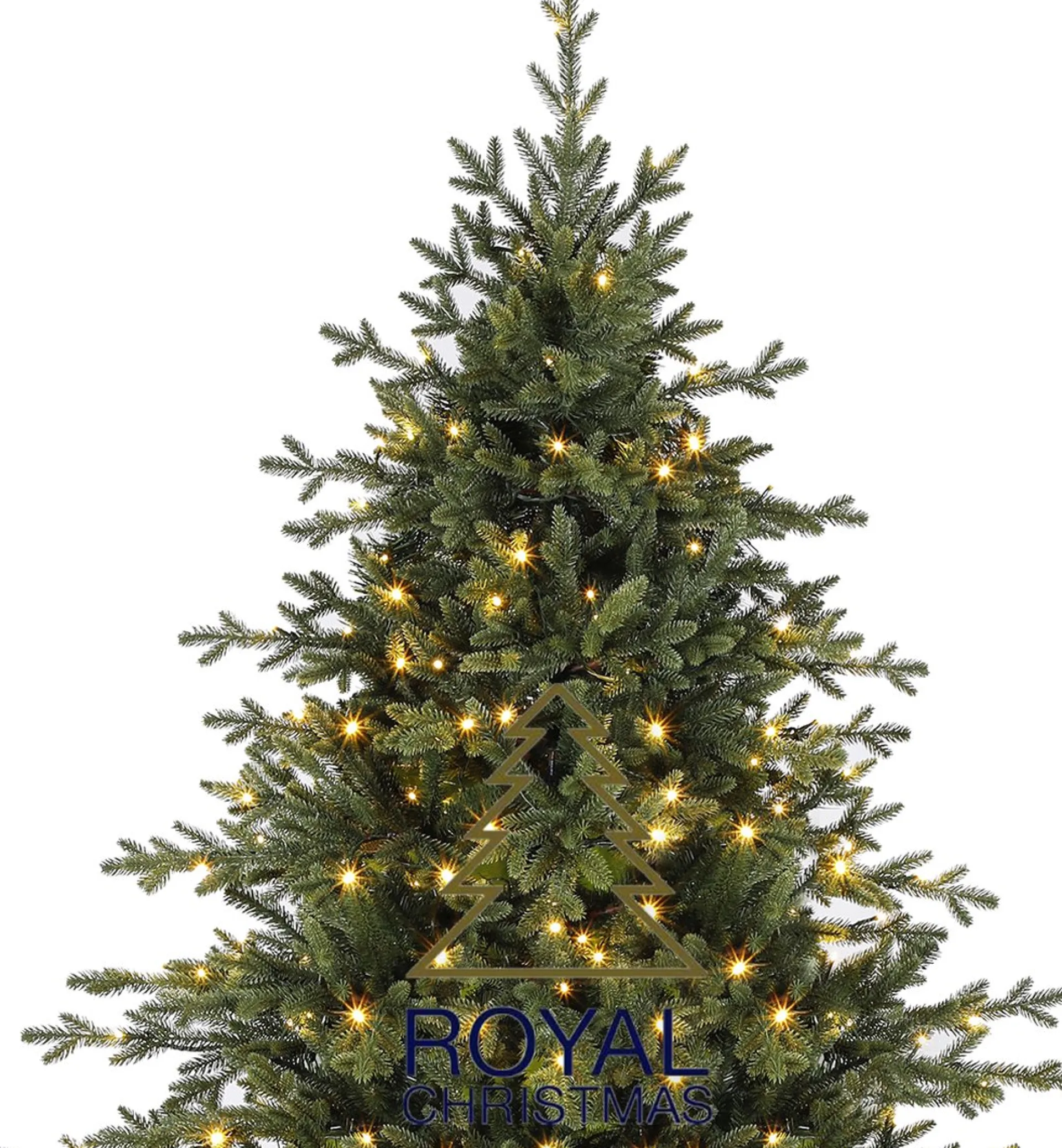 Royal Christmas - Kunstkerstboom - Nordmann Deluxe Mix Pe / Pvc - 350 Warm Led Lampjes - Fbu - 180 Cm Clearance