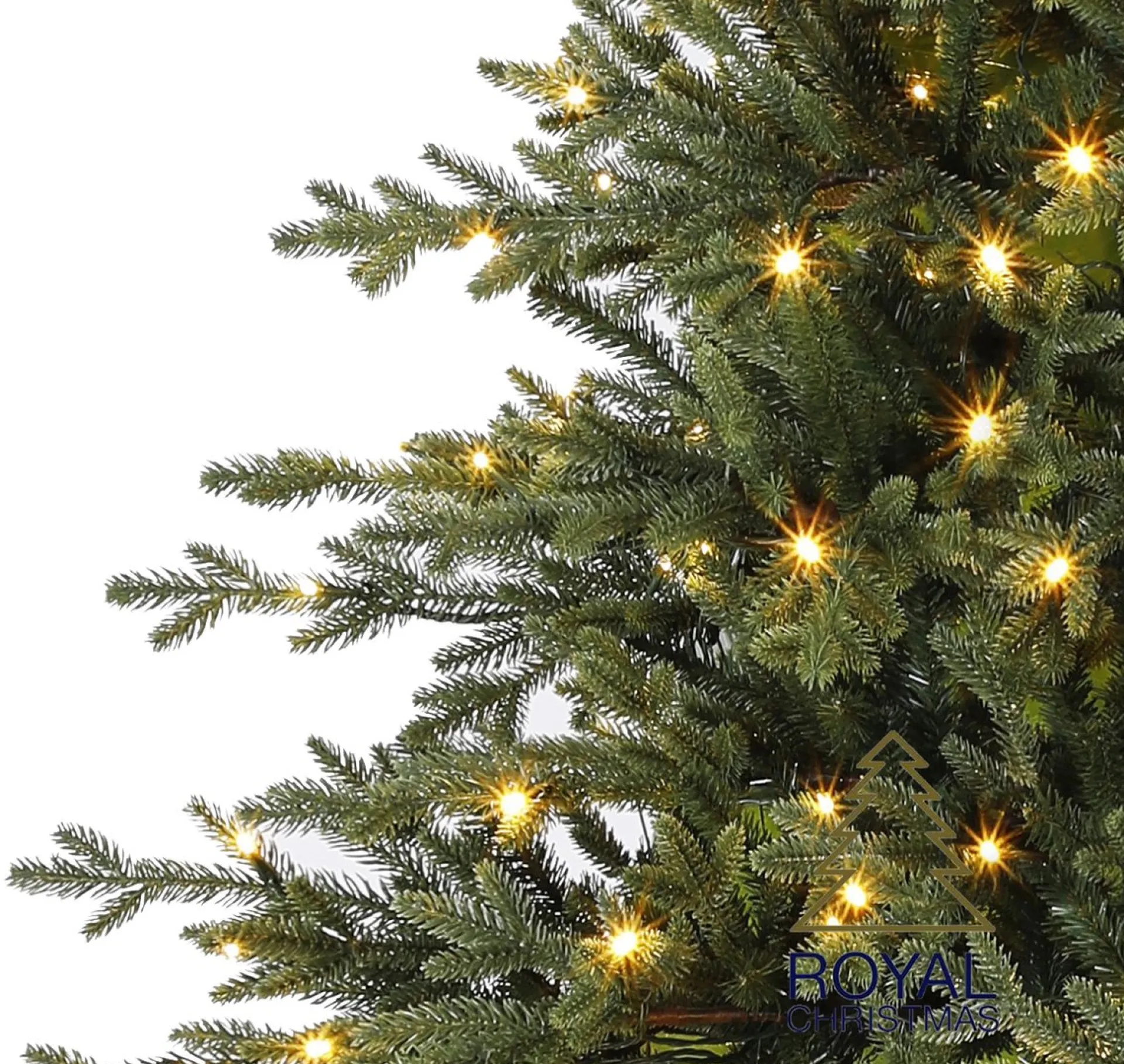 Royal Christmas - Kunstkerstboom - Nordmann Deluxe Mix Pe / Pvc - 350 Warm Led Lampjes - Fbu - 180 Cm Clearance