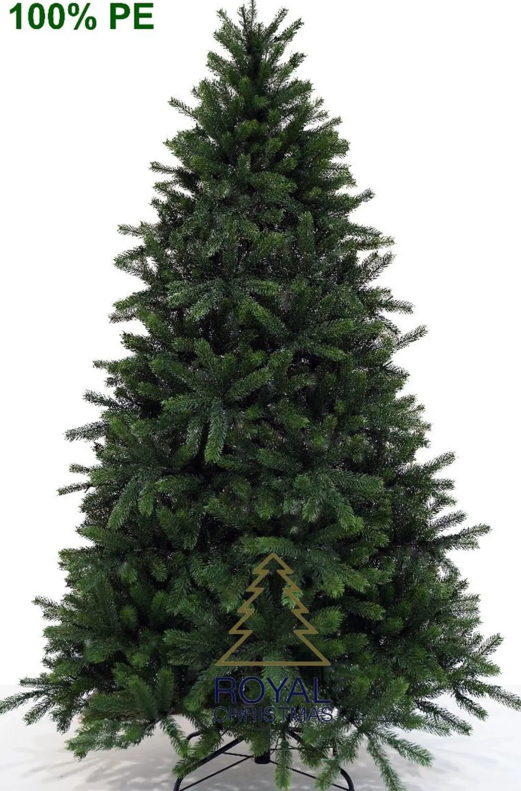 Royal Christmas - Kunstkerstboom - Ontario 100% Pe Premium - 210 Cm - 1583 - Takken - Groen Outlet
