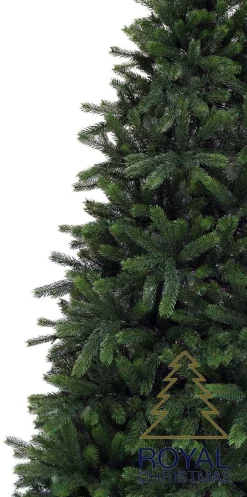 Royal Christmas - Kunstkerstboom - Ontario 100% Pe Premium - 210 Cm - 1583 - Takken - Groen Outlet