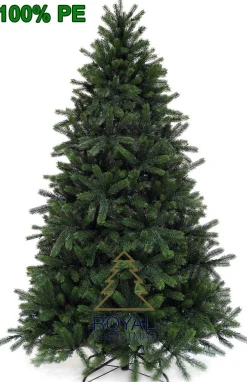 Royal Christmas - Kunstkerstboom - Ontario 100% Pe Premium - 210 Cm - 1583 - Takken - Groen Outlet