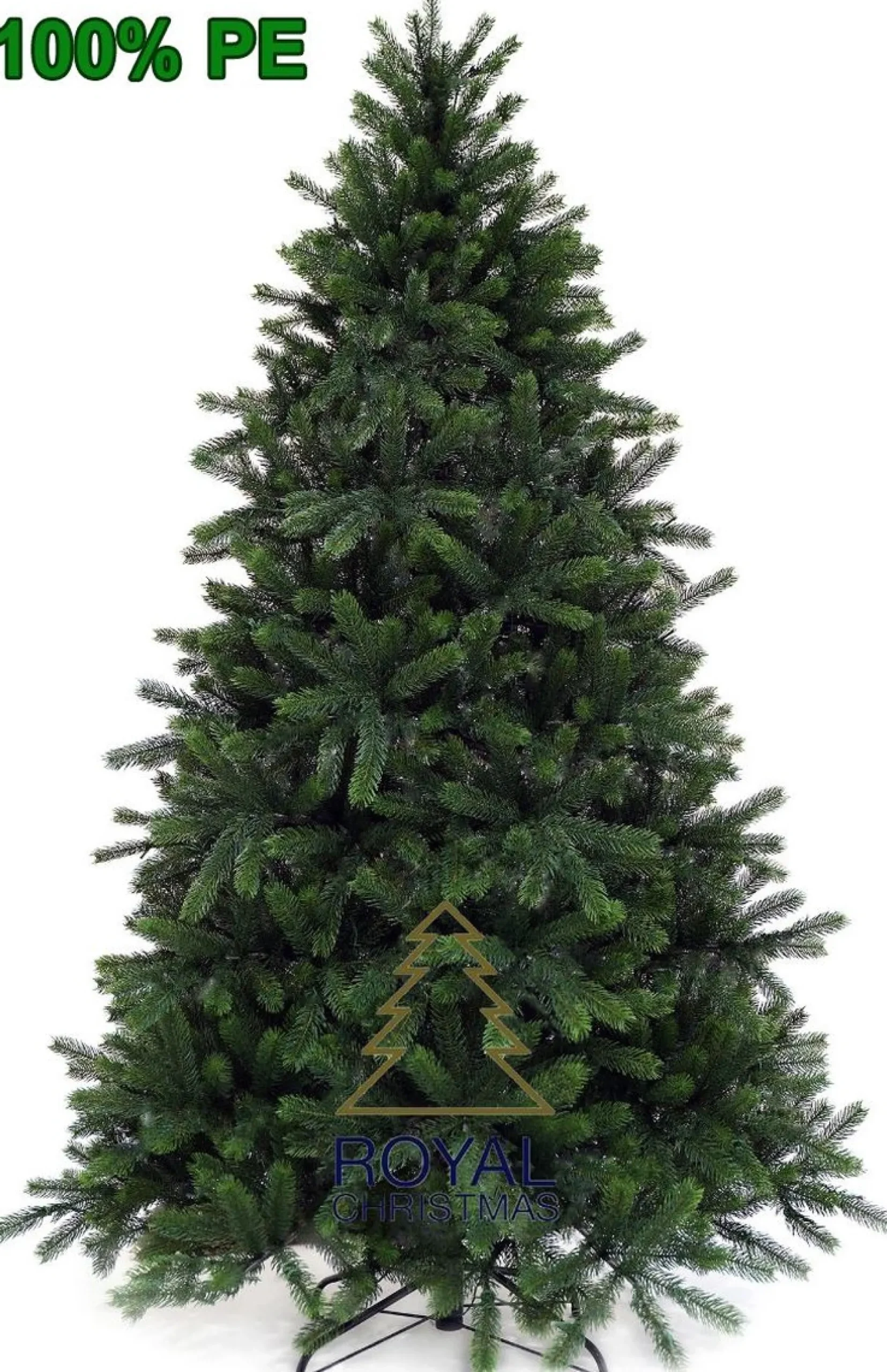 Royal Christmas - Kunstkerstboom - Ontario 100% Pe Premium - 210 Cm - 1583 - Takken - Groen Outlet