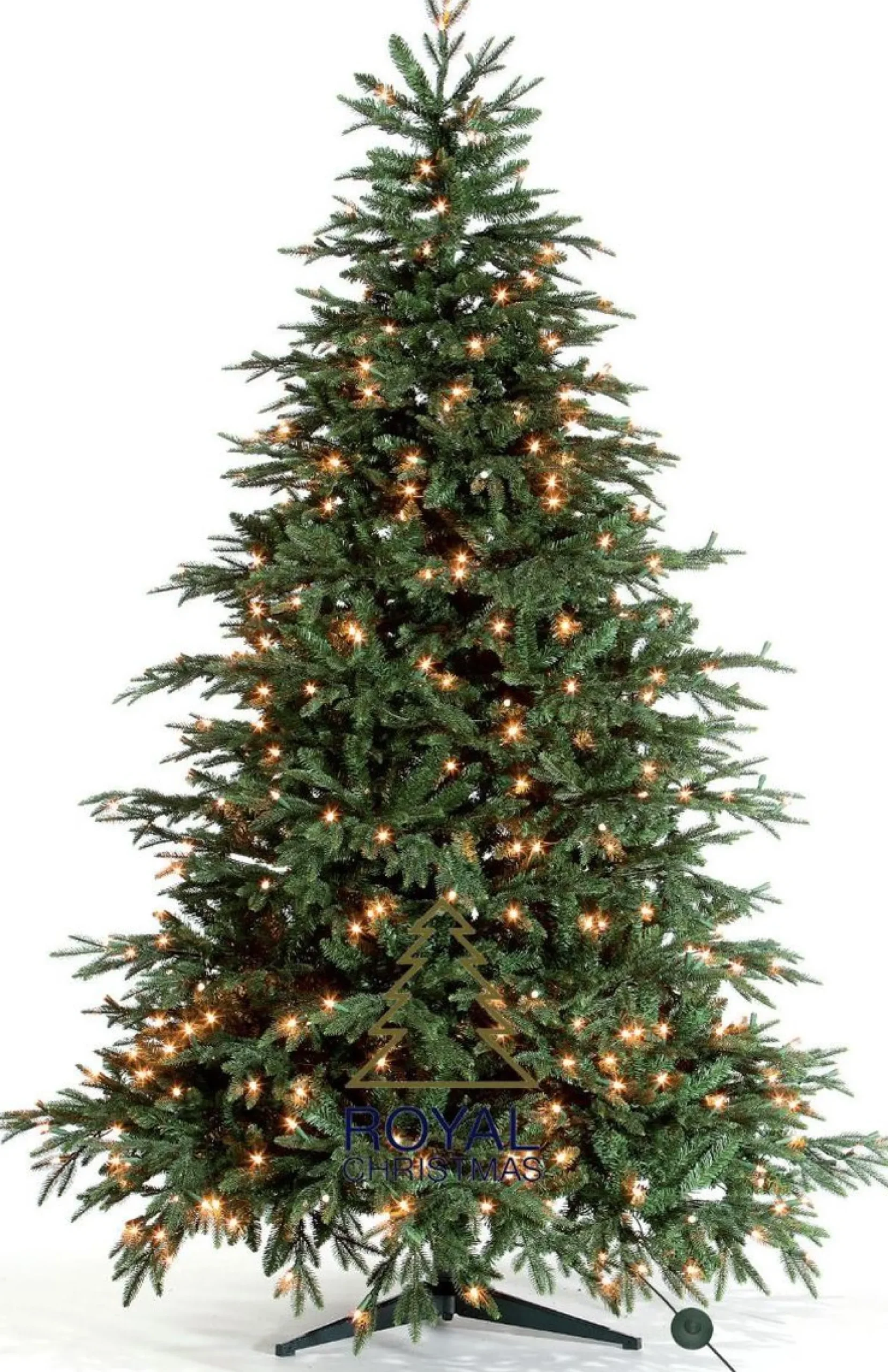 Royal Christmas - Kunstkerstboom - Delaware Pe / Pvc Deluxe - 700 Led Lampjes - 240 Cm - 5817 Takken - Groen Cheap