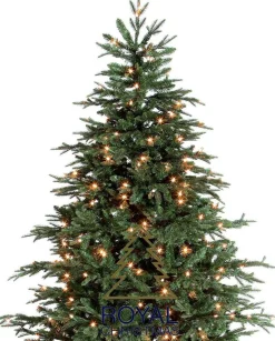 Royal Christmas - Kunstkerstboom - Delaware Pe / Pvc Deluxe - 700 Led Lampjes - 240 Cm - 5817 Takken - Groen Cheap