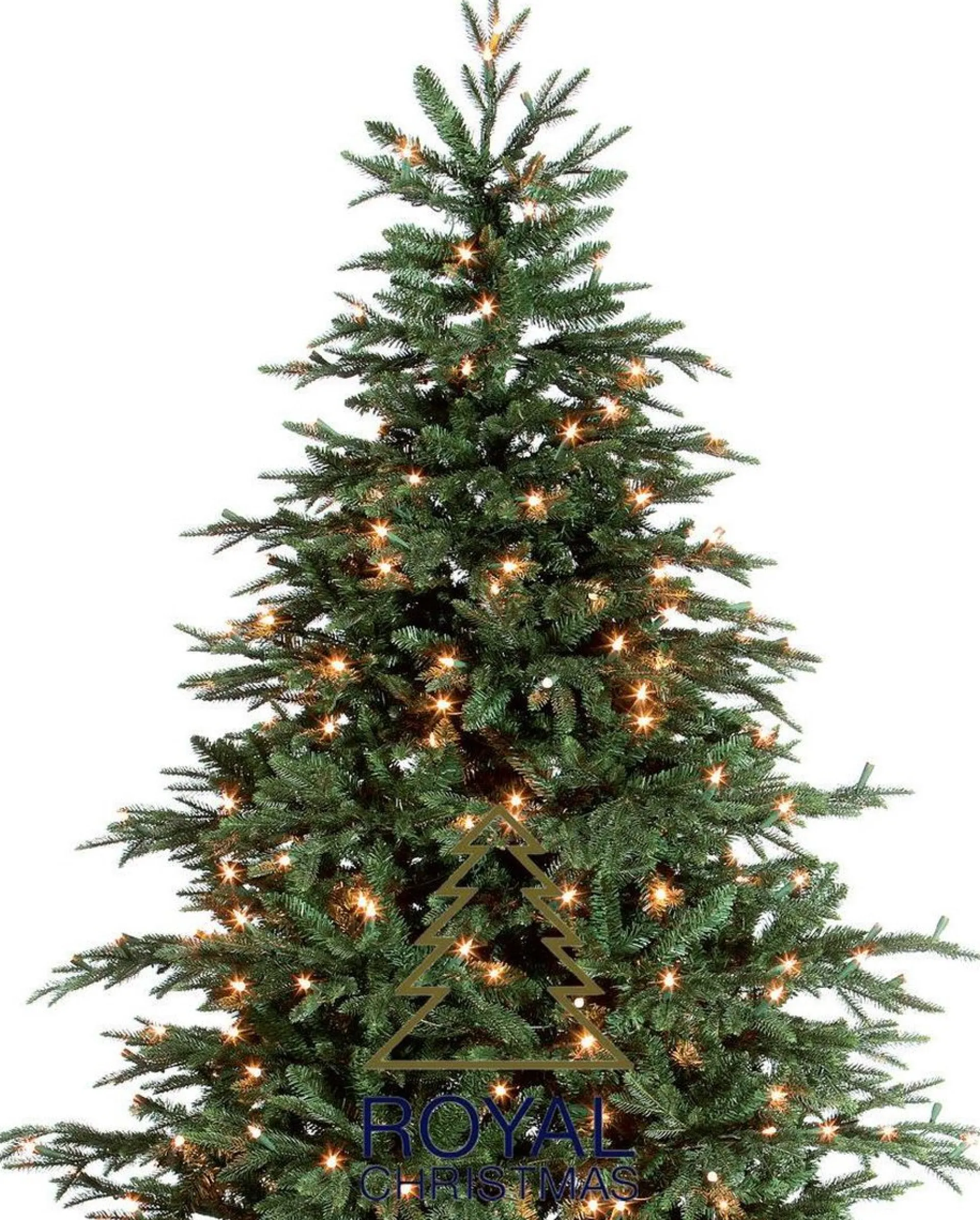 Royal Christmas - Kunstkerstboom - Delaware Pe / Pvc Deluxe - 700 Led Lampjes - 240 Cm - 5817 Takken - Groen Cheap