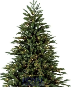 Royal Christmas - Kunstkerstboom - Delaware Pe / Pvc Deluxe - 700 Led Lampjes - 240 Cm - 5817 Takken - Groen Cheap