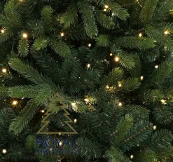 Royal Christmas - Kunstkerstboom - Bogota Pe / Pvc Smart - 400 Led Lampjes - 210 Cm - 1687 Takken - Groen Online