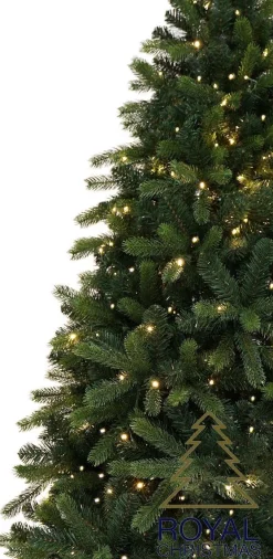 Royal Christmas - Kunstkerstboom - Bogota Pe / Pvc Smart - 400 Led Lampjes - 210 Cm - 1687 Takken - Groen Online